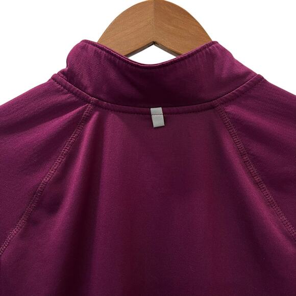 Danskin Now Womens Purple Semi-fitted 1/4 Zip Athletic Top Size Medium - Picture 10 of 11